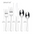 Adila 20 Pc Flatware Set- Available 3 Finishes