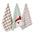 DII Assorted Christmas Dishtowel Set 3 Piece