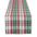 DII Christmas Yuletide Plaid Table Runner