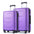 Expanable Spinner Wheel 2 Piece Luggage Set ABS Lightweight Suitcase with TSA Lock