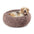 Details Calming Dog and Cat Bed, Soft Round Donut Bed for Pets, Super Lux, Shaggy Fur