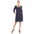 Women's Criss Cross Neckline Swing Midi Dress (8 Colors Available)