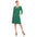 Women's Criss Cross Neckline Swing Midi Dress (8 Colors Available)