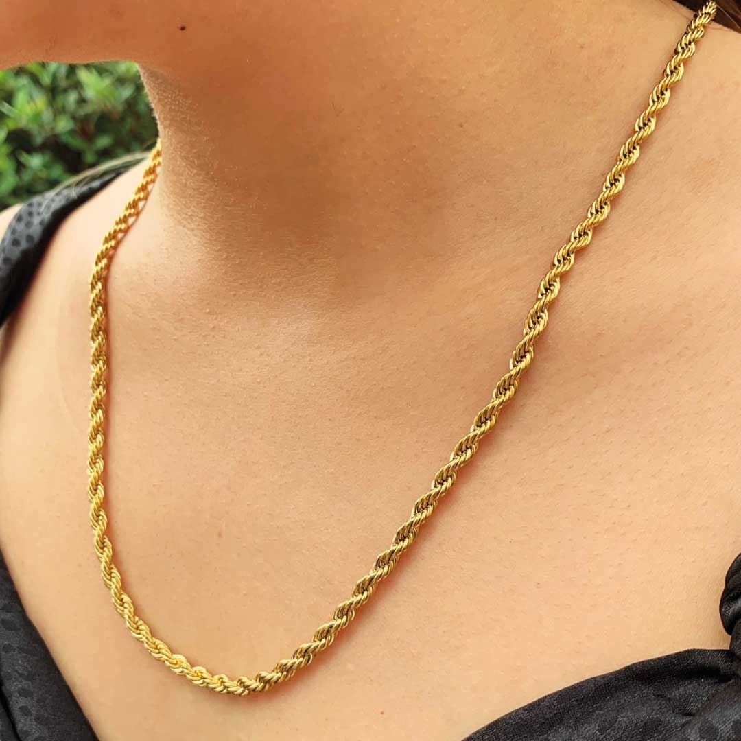 18K Jo Chain Necklace - Tuesday Morning - Necklaces