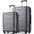 Expanable Spinner Wheel 2 Piece Luggage Set ABS Lightweight Suitcase with TSA Lock