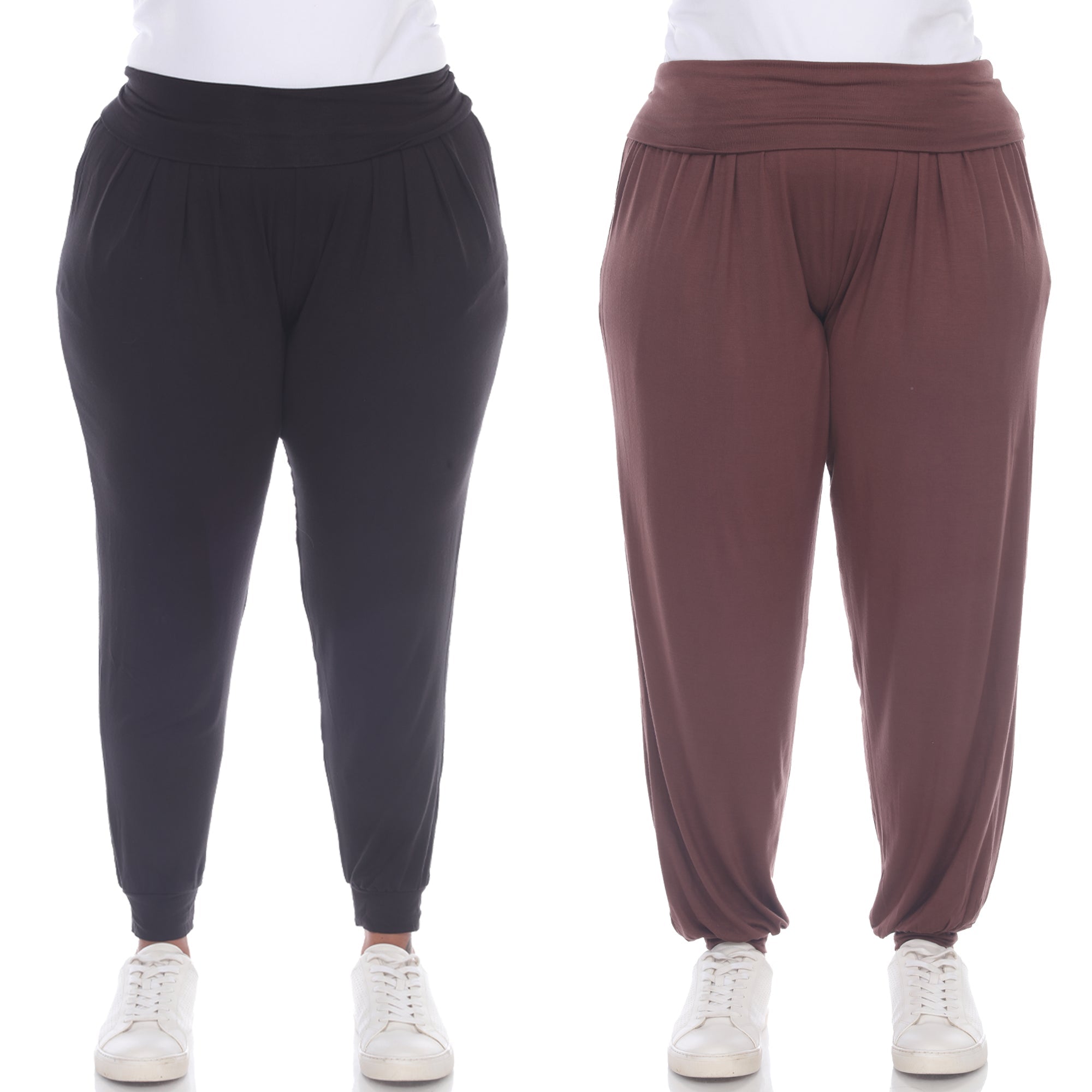 2 Pack Harem Pants - Plus - Tuesday Morning - Pants