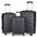 Luggage Suitcase 3 Piece Sets Hardside Carry-on luggage with Spinner Wheels