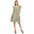 Women's Ruffle Sleeve Knee-Length Dress (2 Colors Available)