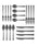 Rooney - 20 Piece Dinner Flatware Set