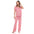 Women's Short Sleeve & Pants Tropical Pajama Set