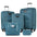 Softside Luggage Expandable 3 Piece Set Suitcase with Duffel Bag Upright Spinner Softshell Lightweight Luggage Travel Set