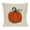 Pumpkin Silhouette Throw Pillow