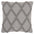 Light Gray Textured Lattice Throw Pillow