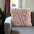 Pale Pink Soft Nubby Shag Throw Pillow