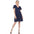 Women's Short Sleeve V-neck Tiered Dress (5 Colors Available)