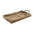 Rustic Wooden Tray with Rope Handle Accents