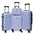 4 Piece Hard Shell Luggage Set,Carry on Suitcase with Spinner Wheels,Family Luggage Set