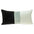 Quilted Colorblock Velvet Lumbar Throw Pillow