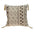 Gold and Bronze Embroidered Decorative Throw Pillow