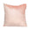 Pink Cotton Blend Throw Pillow