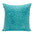 Aqua Quilted Velvet Geo Decorative Throw Pillow