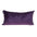 Purple Quilted Velvet Geo Decorative Throw Pillow