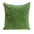 Olive Quilted Velvet Square Throw Pillow