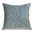 Seafoam Gray Quilted Velvet Square Throw Pillow