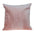 Quilted Velvet Pink Throw Pillow