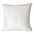 Quilted Velvet White Throw Pillow