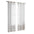 Set of Two 96" Silver Sprinkled Embellishment Window Curtain Panels