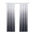 Set of Two Black Ombre Shades Window Panels