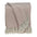 Pink Woven Solid Color Reversable Throw