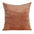 Orange Cotton Blend Throw Pillow