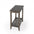 Brown Gray Rectangular End Table With Shelf