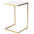 Marble Square C Shape End Table