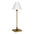 28" Metal Candlestick Table Lamp With White Cone Shade