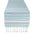 DII Tadal Stripe Fouta Fringed Table Runner