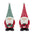 Stone Holiday Gnome Figurine with Present Accent (Set of 2)