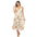 Women's V-Neck Floral Print Maxi Dress