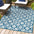 Gallia Tile Trellis High-Low Light Area Rug