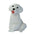 White Poodle Puppy Dog Statue