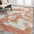 Petalo Abstract Two-Tone Modern Area Rug