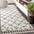 Mercer Shag Plush Tassel Moroccan Geometric Trellis Runner Rug