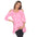 Maternity Leopard Cold Shoulder Tunic Top - Plus