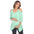 Maternity Leopard Cold Shoulder Tunic Top