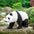 Ling Ling Giant Walking Panda Bear Statue