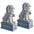 Giant Foo Dog of the Forbidden City Statues: Set of Two