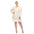 Sheer Embroidered Knee Length Cover Up Dress (4 Colors Available)