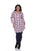 White Mark Women's Piper Stretchy Plaid Tunic - Plus (9 Colors Available)